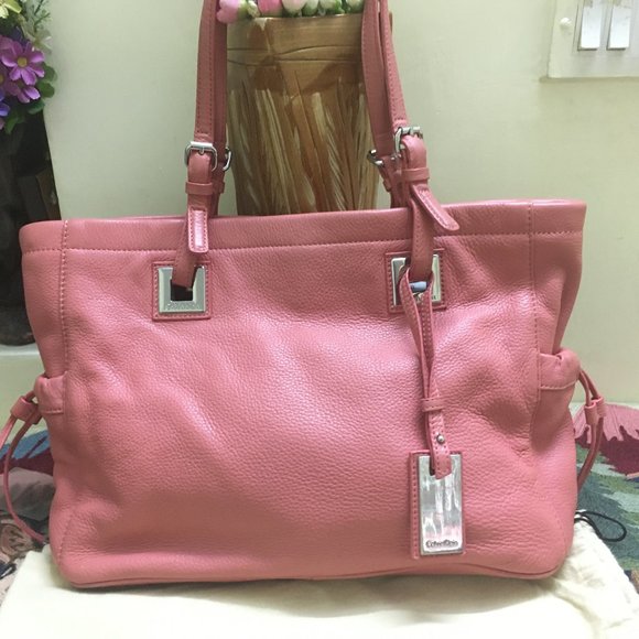 Calvin Klein Handbags - Authentic Calvin Klein Pebbled Leather Shoulder Bag